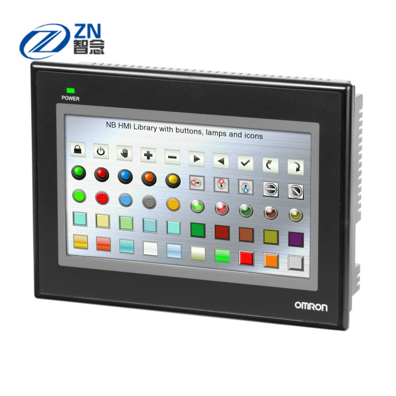 Ανθρώπου-μηχανής διεπαφή 7 σειράς NB7W-TW01B 800X480 DC24V βιομηχανική οθόνη οθόνης αφής ίντσας HMI LCD