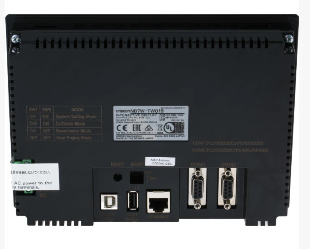 Ανθρώπου-μηχανής διεπαφή 7 σειράς NB7W-TW01B 800X480 DC24V βιομηχανική οθόνη οθόνης αφής ίντσας HMI LCD