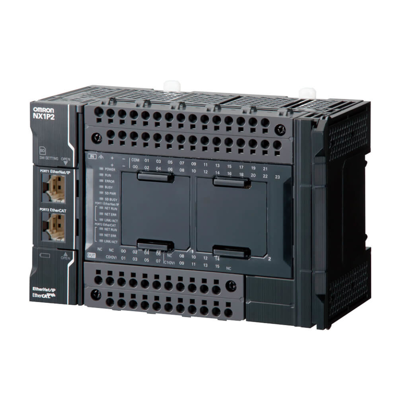 ΕΛΕΓΚΤΉΣ 14/P 10 ΣΕΙΡΆ 18AC7106 PLC NX1P2-9024DT OMRON O/P 24VDC NX1P