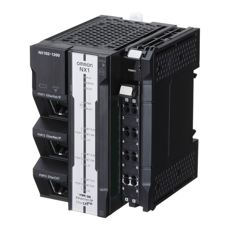 NX102-1200 Sysmac NX1 Αρθρωτή CPU με ελεγκτές NX, δικτύωση Ethernet, διεπαφή υπολογιστή
