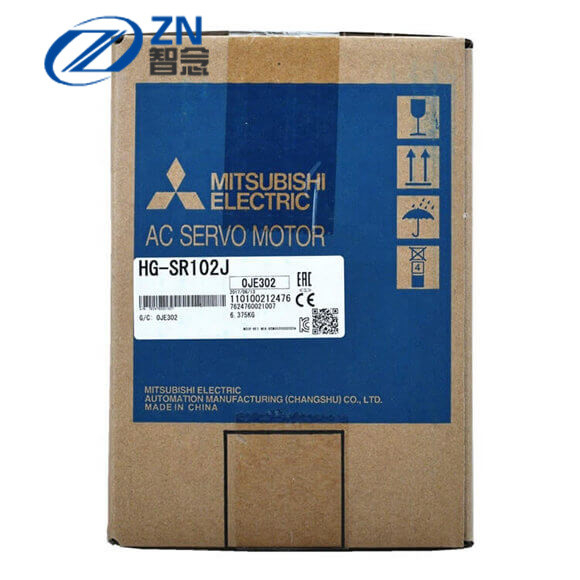 Hg-SR102J Mitsubish αυτό επέτυχε ένα συμπαγές γενικό μήκος από την περιστροφική σειρά Hg-SR σερβο μηχανών εναλλασσόμενου ρεύματος μέσος-αδράνειας optimizii