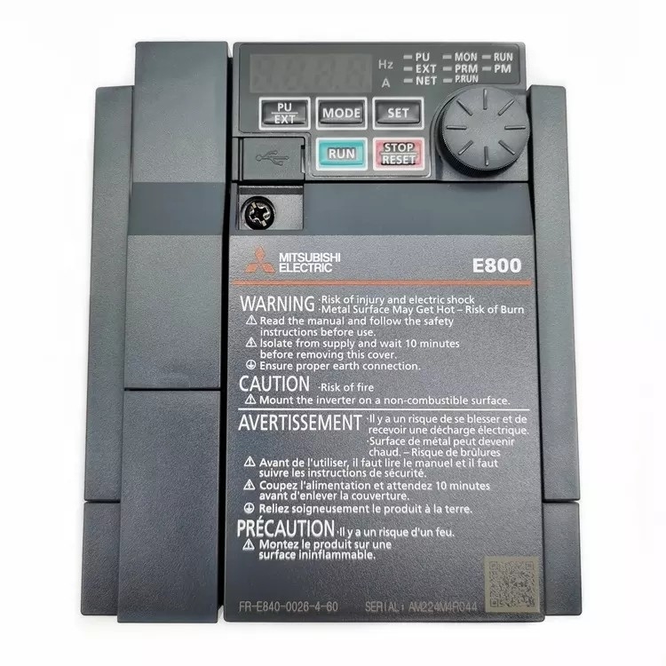 FR-e840-0026-4-60 αρχική νέα συχνότητα σειράς αναστροφέων FR-E800 της Mitsubishi Electric