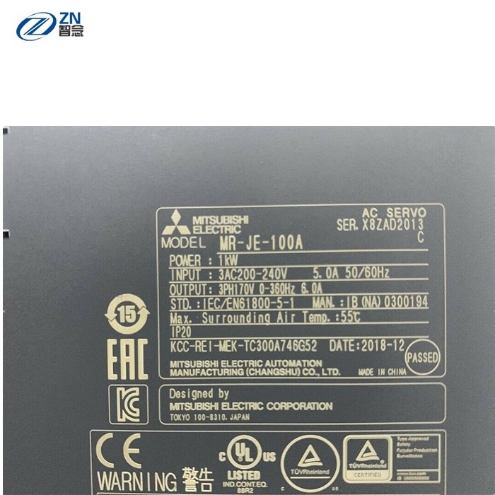 Αρχικό σερβο Drive 3 φάση κ.-je-100A 200 PLC MITSUBISHI - εναλλασσόμενο ρεύμα 240V