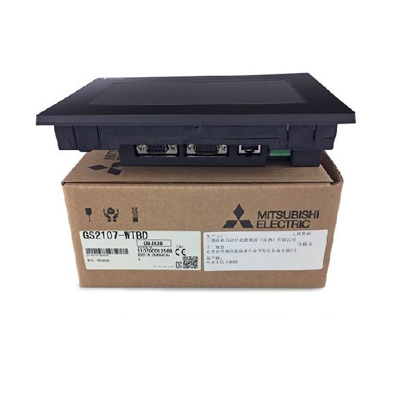Gs2107-wtbd-ν ΣΥΝΕΧΉ 65536 χρώματα επίδειξης οθόνης αφής της Mitsubishi HMI 24V
