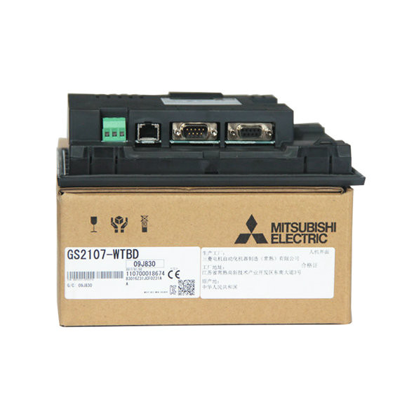 Gs2107-wtbd-ν ΣΥΝΕΧΉ 65536 χρώματα επίδειξης οθόνης αφής της Mitsubishi HMI 24V