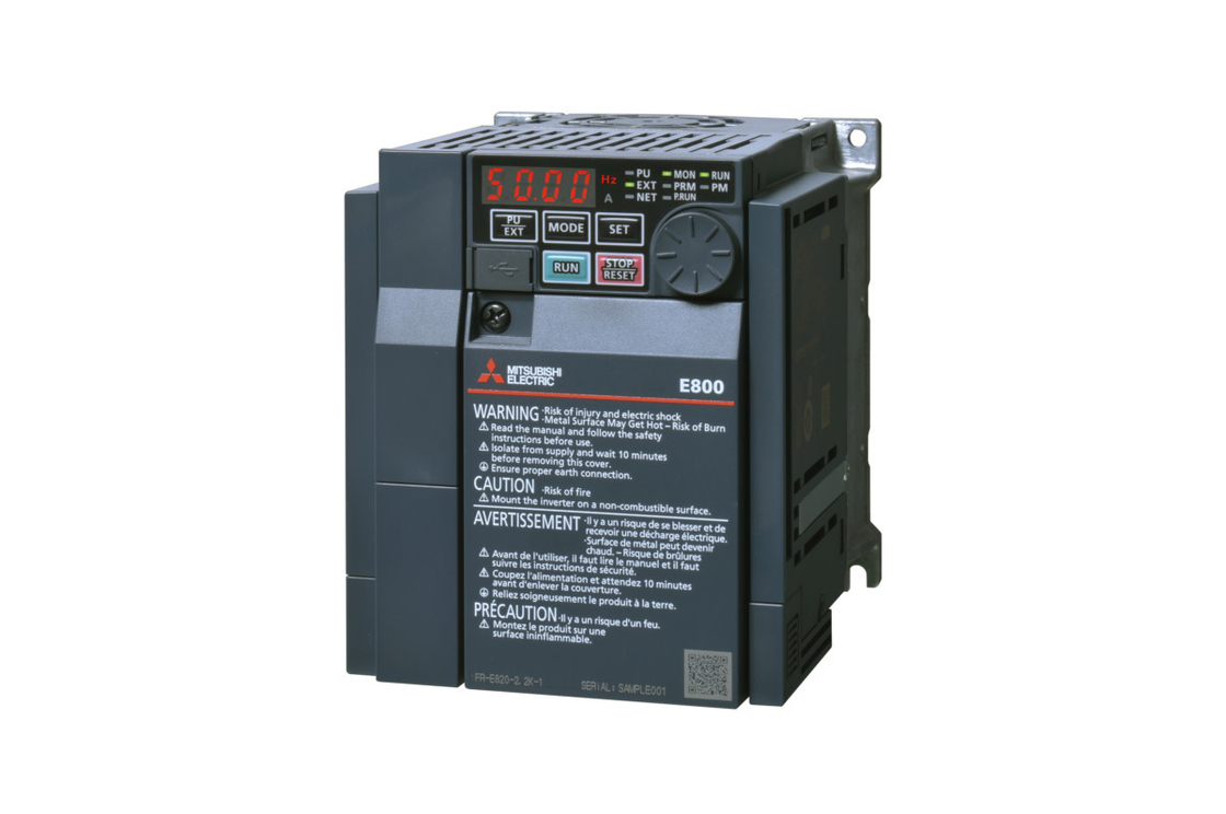 FR-E800 αναστροφέας 1 φάση 50Hz 0.75kW 240V e820s-0050-4-60 της Mitsubishi Electric