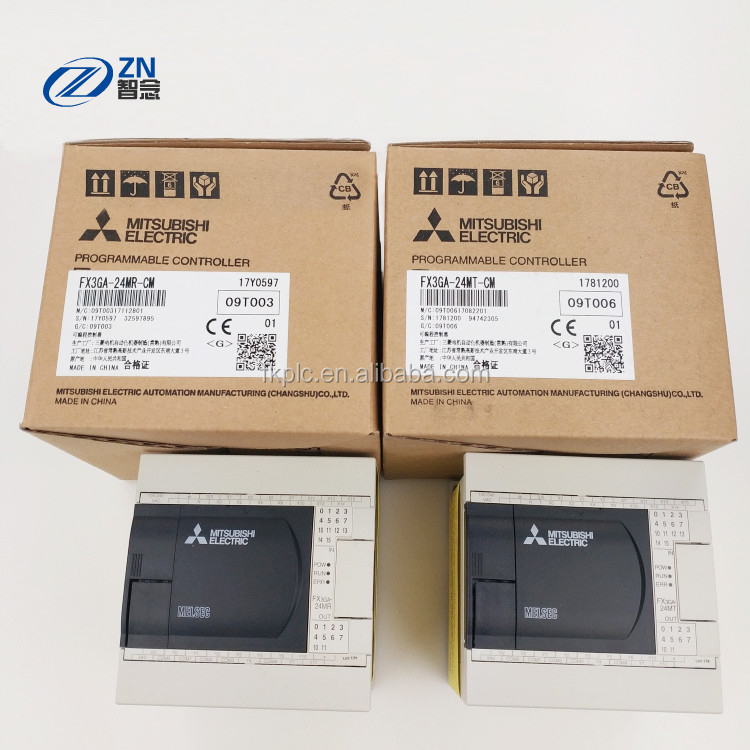 η ενότητα 60Hz fx3ga-60mt-εκατ. 36 PLC της Mitsubishi σειράς 32W FX εισήγαγε την παραγωγή 24 ηλεκτρονόμων