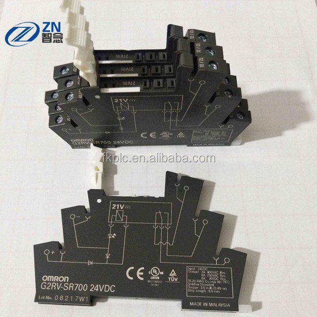 24V εναλλασσόμενο ρεύμα G2RV-SR700 υποδοχών 6A 250V ΣΥΝΕΧΩΝ Omron ηλεκτρονόμων για τους ηλεκτρονόμους G2RA